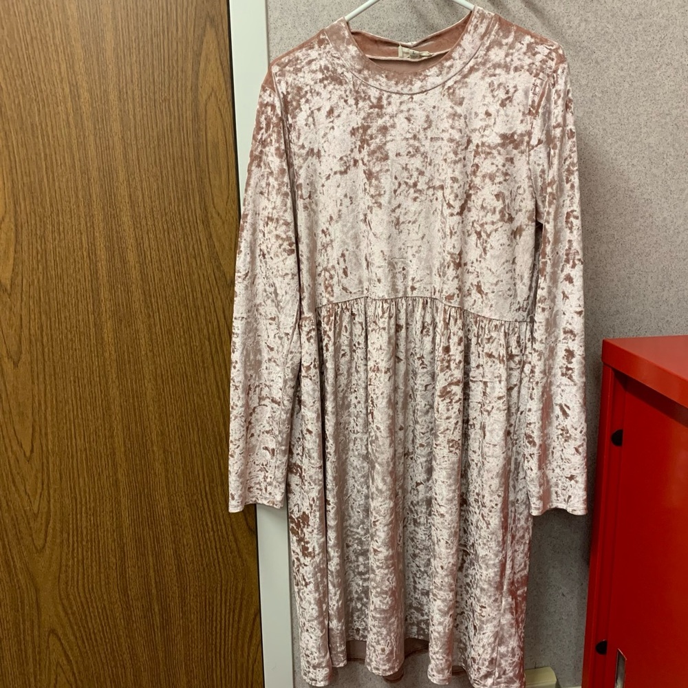 Freeway Crushed Velvet MIDI Dress